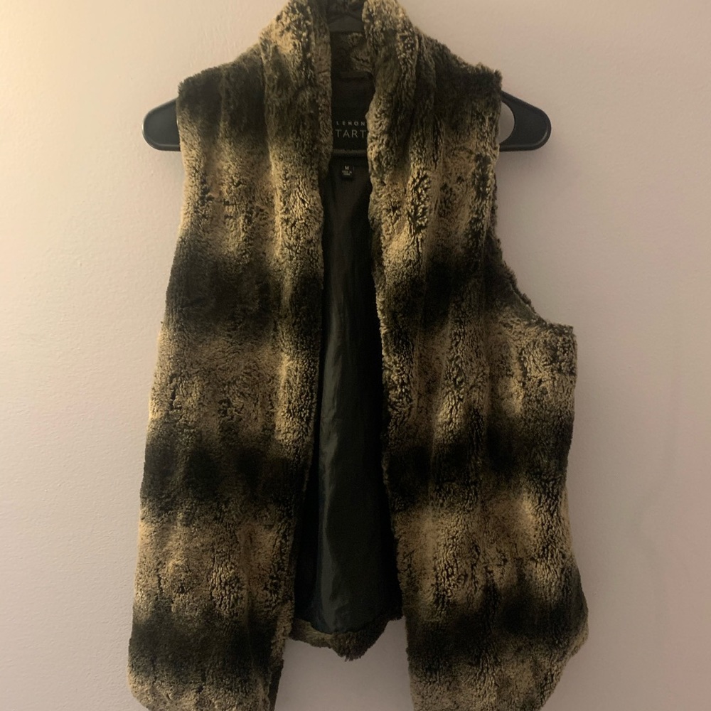 faux fur vest